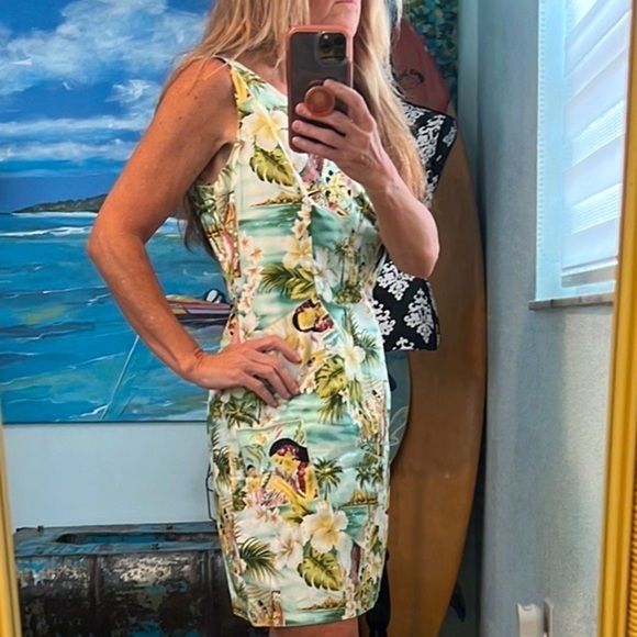 VTG Shannon Marie,Hawaiian Made,Soft Tropical Oasis, Muted Island Hues,Idyllic! - Picture 3 of 12